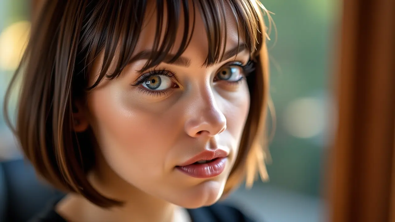 Modne fryzury na boba z grzywką – cięcia i stylizacje