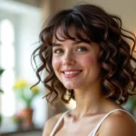 Kręcone Włosy z Grzywką – Stylizacja i Pielęgnacja