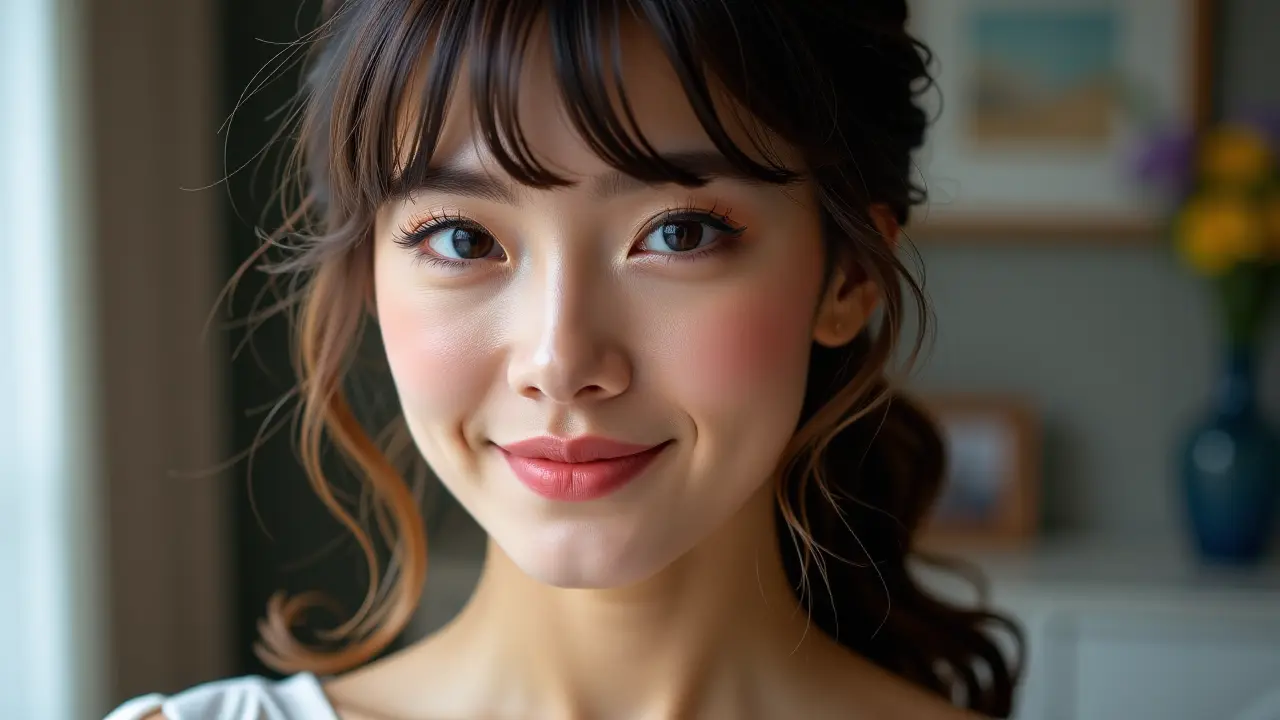 Delikatna Grzywka na Boki: Stylizacja i Dopasowanie