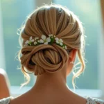 Modne fryzury ślubne kok dla Panny Młodej