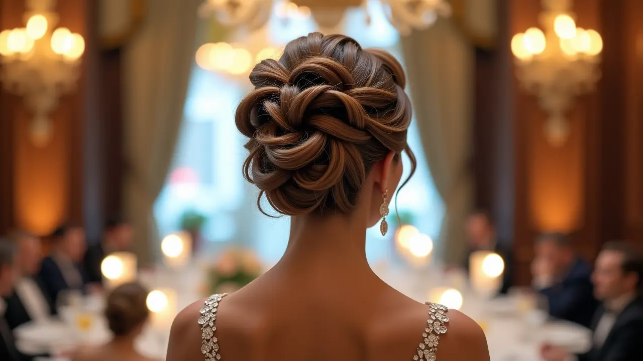 Eleganckie upięcie loków na specjalne okazje