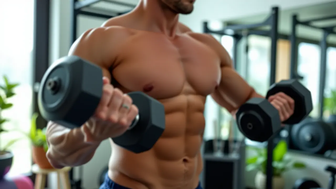 Ćwiczenia z hantlami w domu – siła i rzeźba ciała