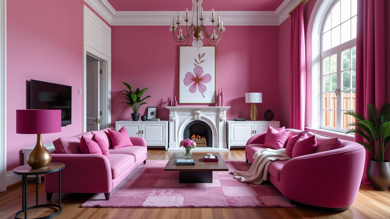 Stylowe Aranżacje Domu w Odcieniach Magenty