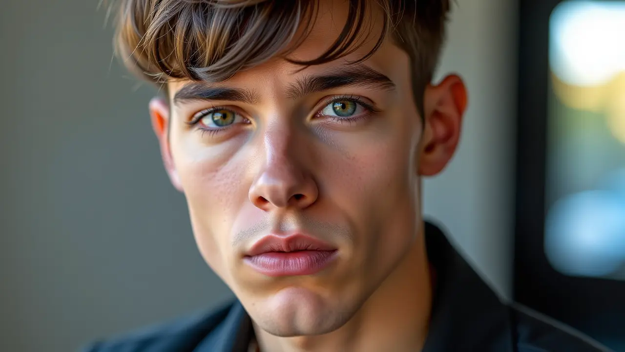 Przewodnik po modnych męskich fryzurach z grzywką