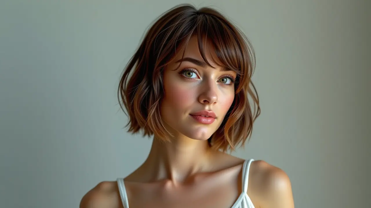 Fryzury owalna twarz cienkie włosy: Objętość i styl