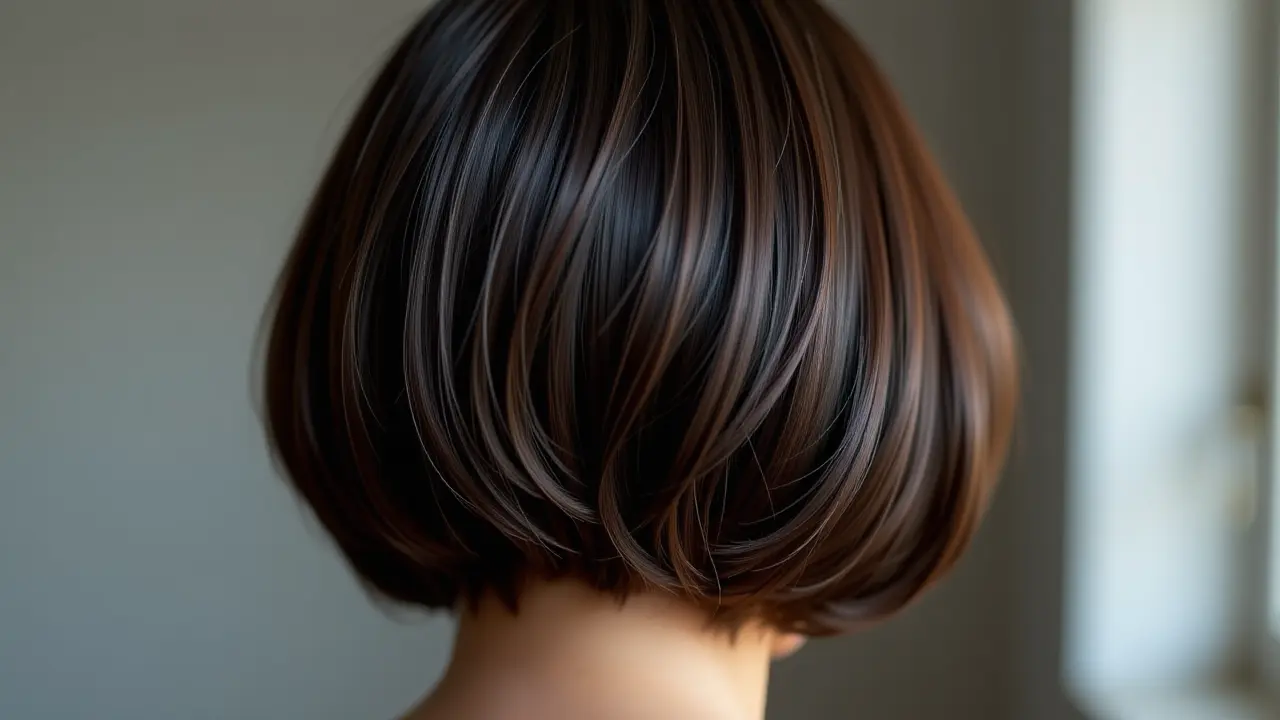 Fryzura bombka tył – perfekcyjny kształt i cieniowanie