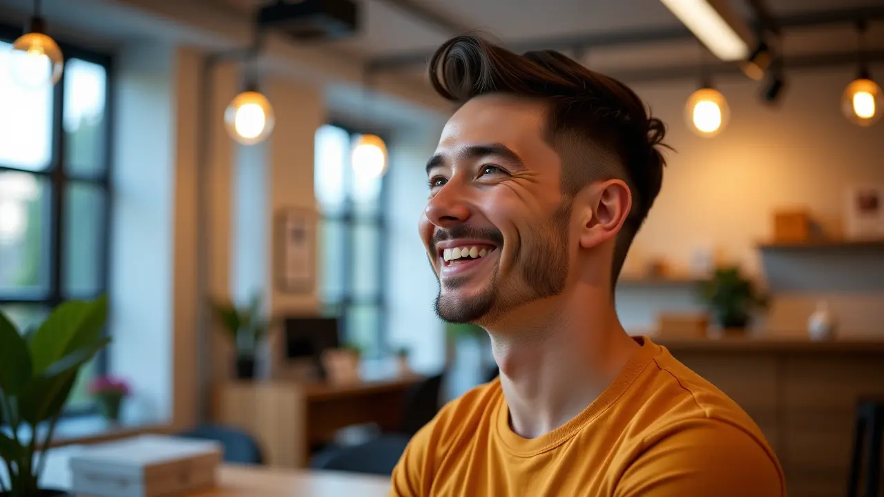 Portret popularnego twórcy internetowego