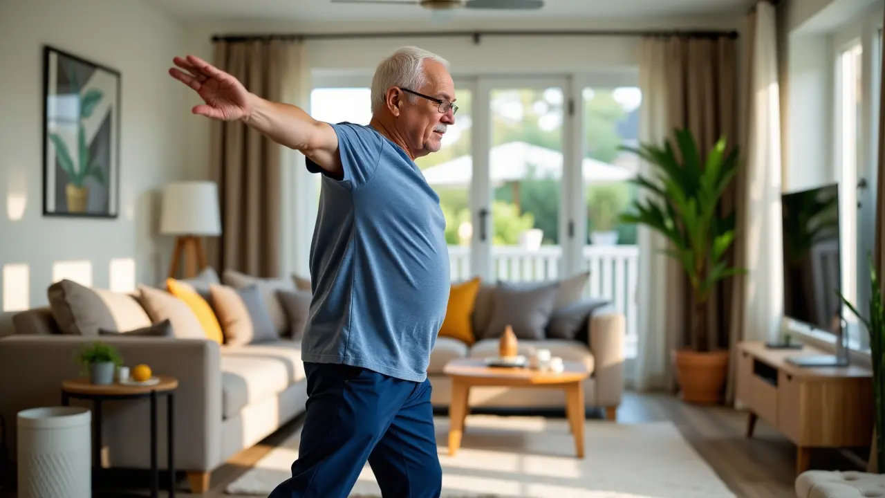 Proste ćwiczenia dla seniorów do wykonywania w domu