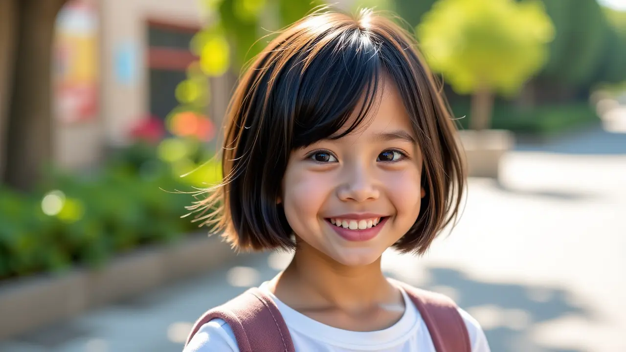 Modne i praktyczne krótkie fryzury dla dziewczynek