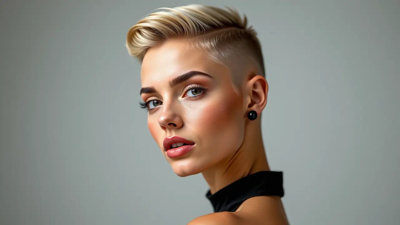 Modne krótkie fryzury damskie undercut i stylizacje