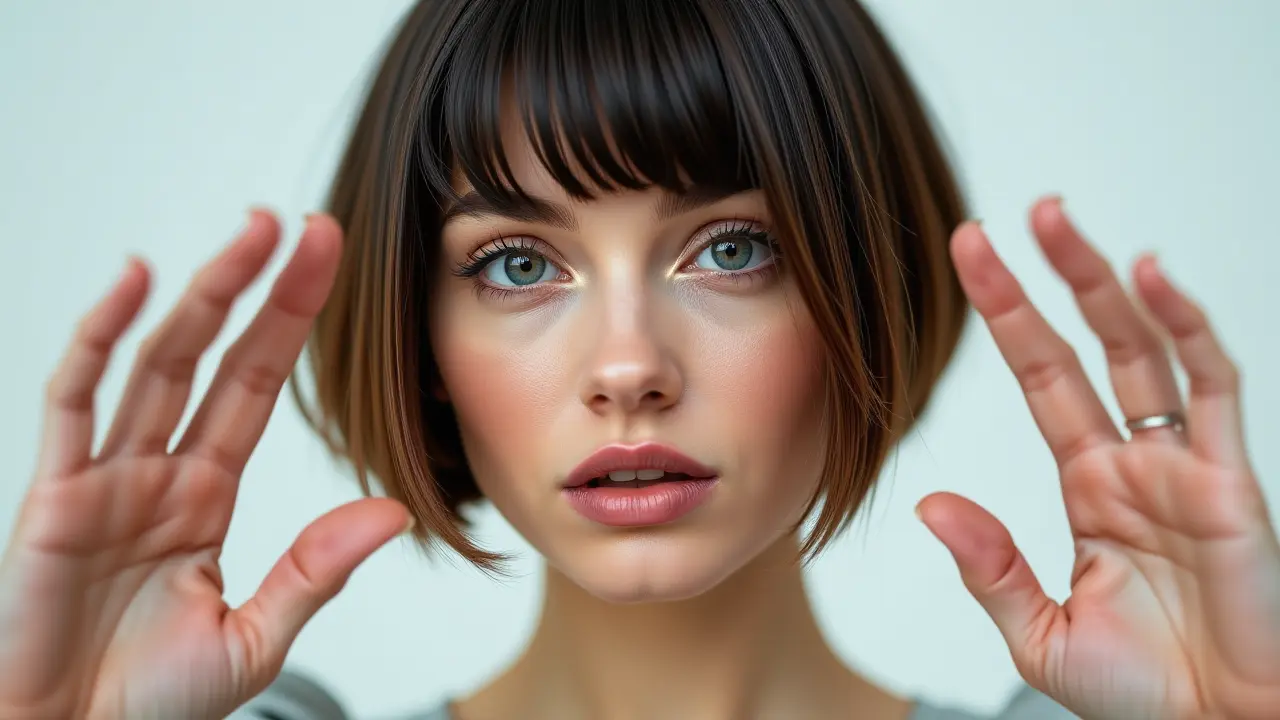 Sombre na Krótkich Włosach: Modna Koloryzacja i Stylizacje