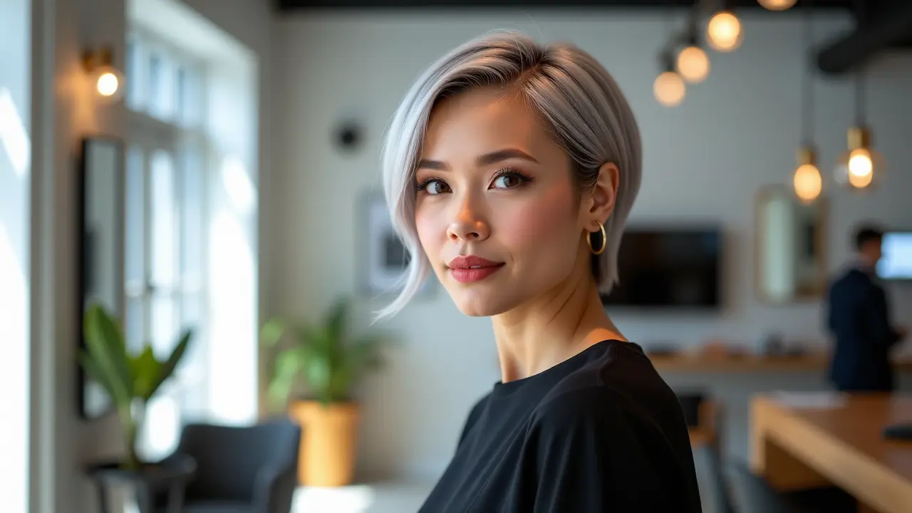 Modne fryzury dla siwych włosów – inspiracje