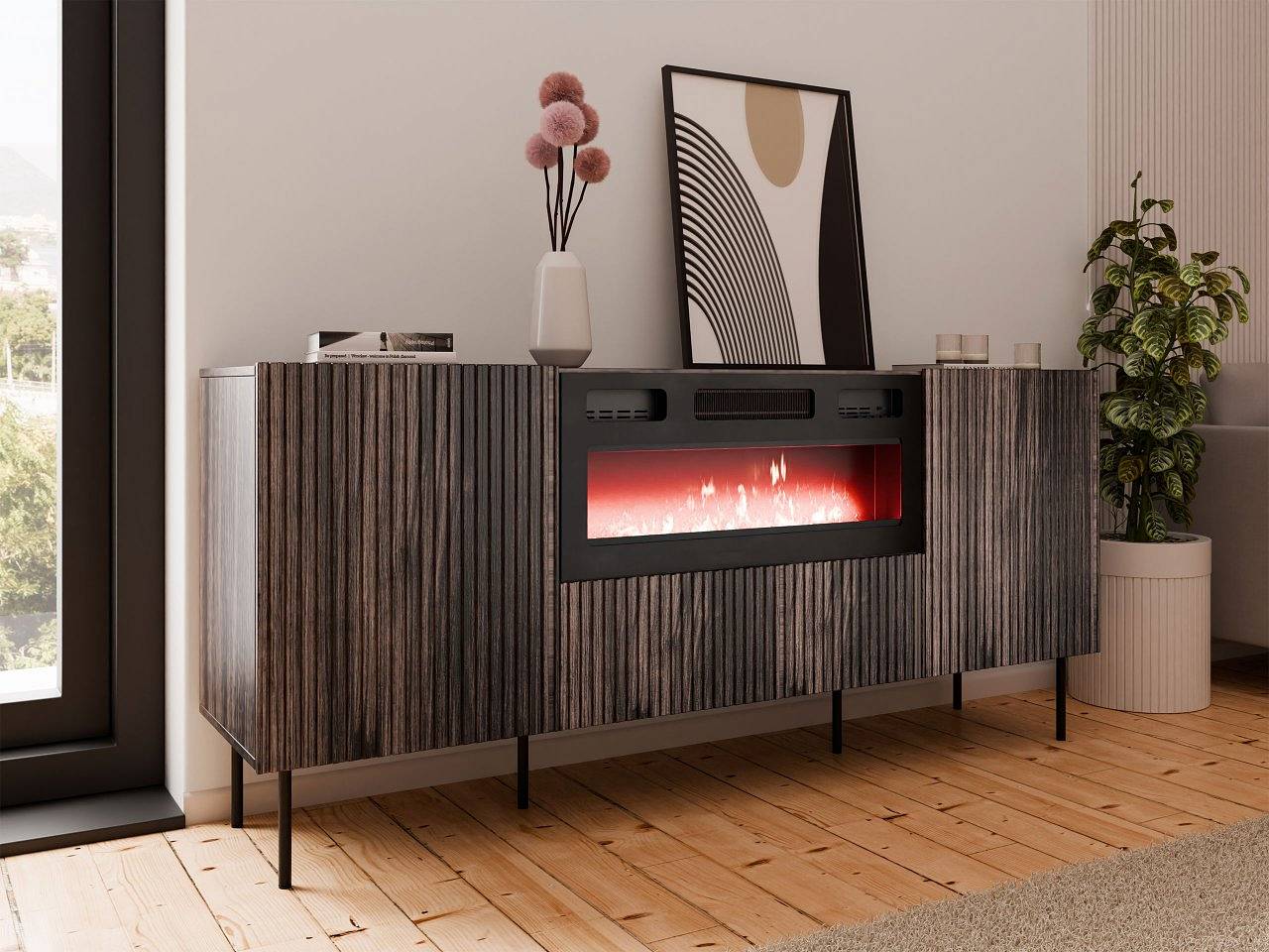 Komoda do sypialni i salonu – przewodnik po wyborze idealnego mebla 2 komoda-z-kminkiem-ostani-180.jpg